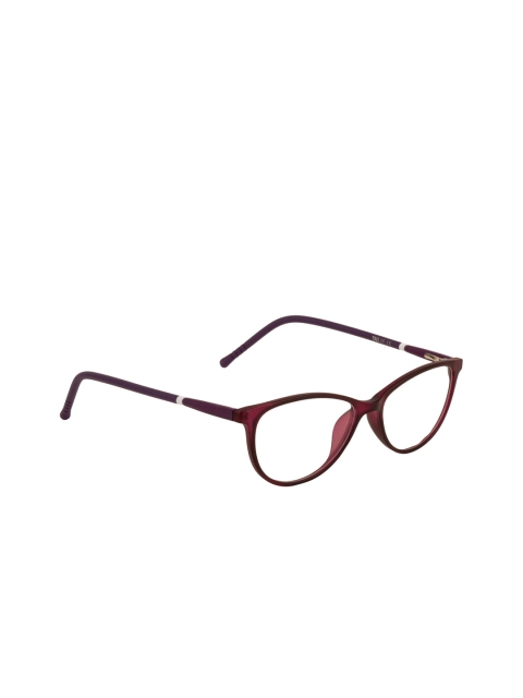 

TAG EYE Unisex Maroon Solid Full Rim Oval Frames 1901TAG201