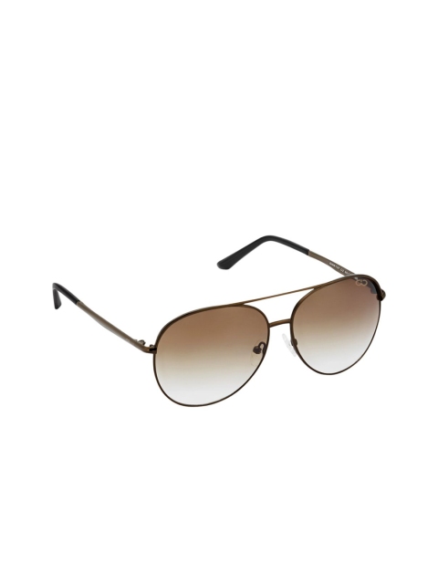 

GIO COLLECTION Unisex Brown Aviator Sunglasses GM6137C02