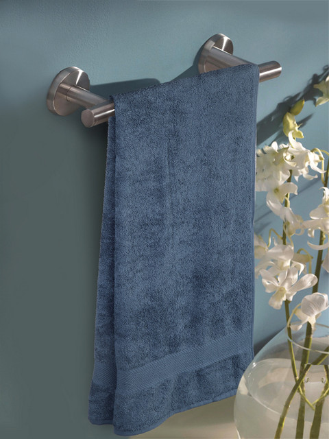 

BIANCA Unisex Navy Blue Solid 400GSM Bath Towel