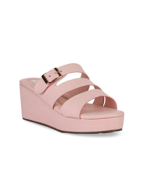 

Bruno Manetti Women Pink Solid Heels