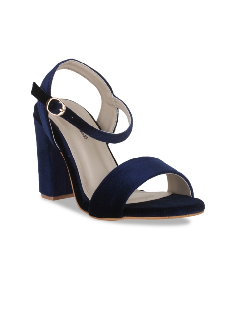 

Bruno Manetti Women Navy Blue Solid Heels