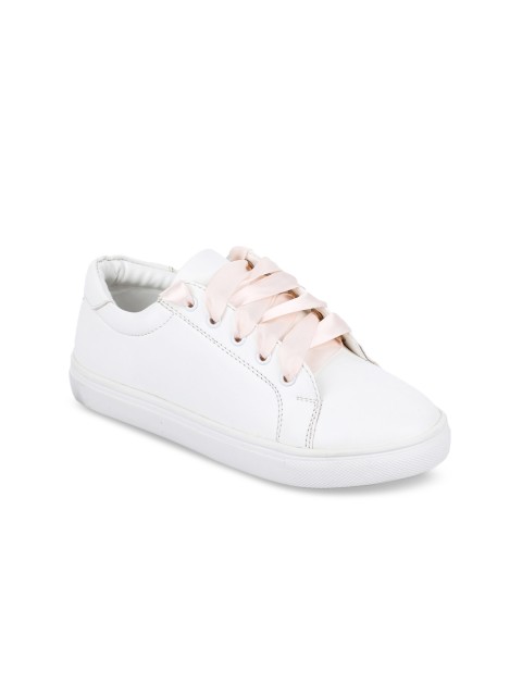 

Bruno Manetti Women White Sneakers