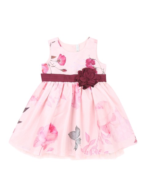 

Pantaloons Baby Girls Pink Printed Fit and Flare Dress