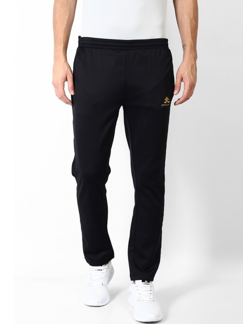 

OFF LIMITS Men Black Solid Straight-Fit Trackpant