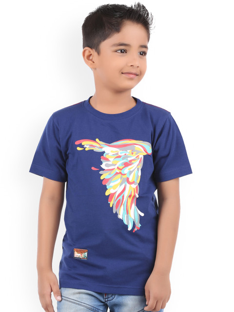 

BodyGlove Boys Blue Printed Round Neck T-shirt