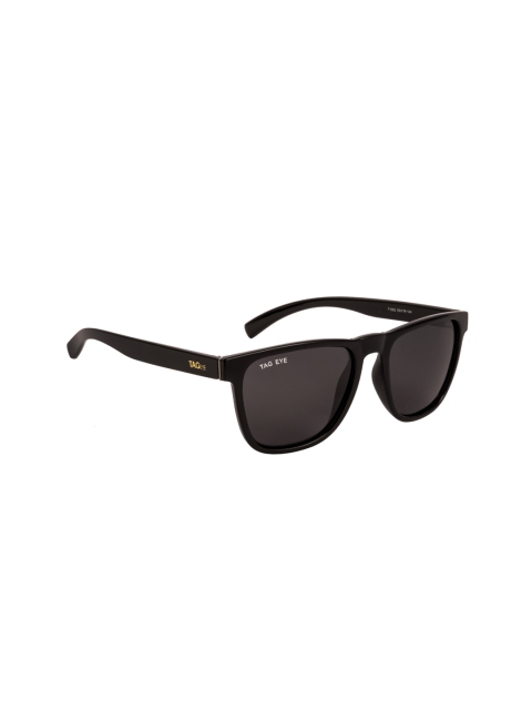 

TAG EYE Unisex Wayfarer Sunglasses T1302TAG245, Black