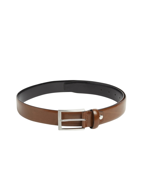 

Park Avenue Men Brown Solid Leather Belt
