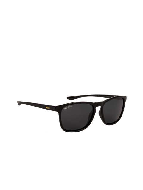 

TAG EYE Unisex Wayfarer Sunglasses T1310TAG240, Black