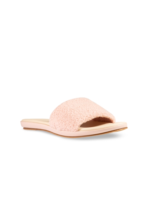 

HEATWAVE Women Pink Solid Open Toe Flats