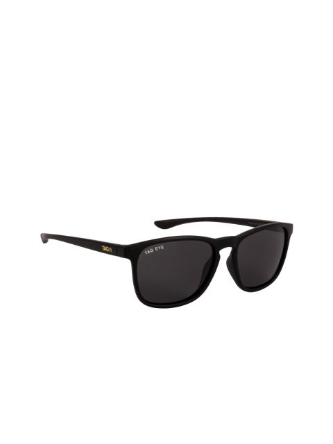 

TAG EYE Unisex Black Wayfarer Sunglasses T1310TAG244