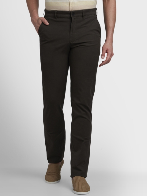 

ColorPlus Men Green Regular Fit Solid Regular Trousers