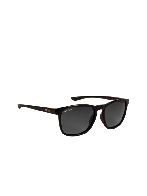 

TAG EYE Unisex Wayfarer Sunglasses T1310TAG239, Black