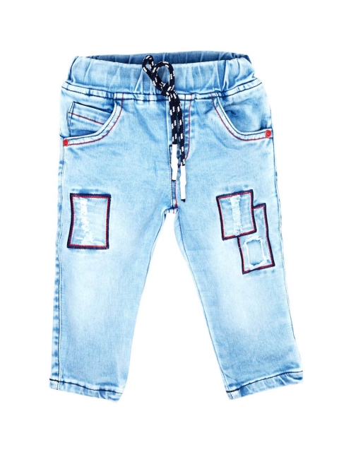 

MeeMee Boys Blue Regular Fit Mid-Rise Clean Look Jeans