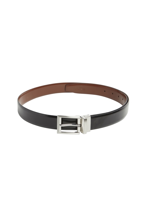

Park Avenue Men Black Solid Leather Belt
