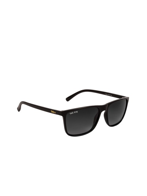 

TAG EYE Unisex Wayfarer Sunglasses T1309TAG215, Black