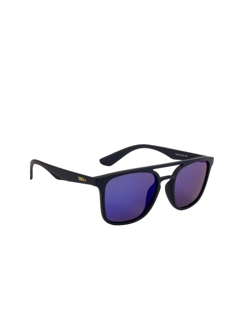 

TAG EYE Unisex Wayfarer Sunglasses T1305TAG231, Blue