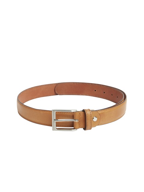 

Park Avenue Men Khaki Solid Leather Belt