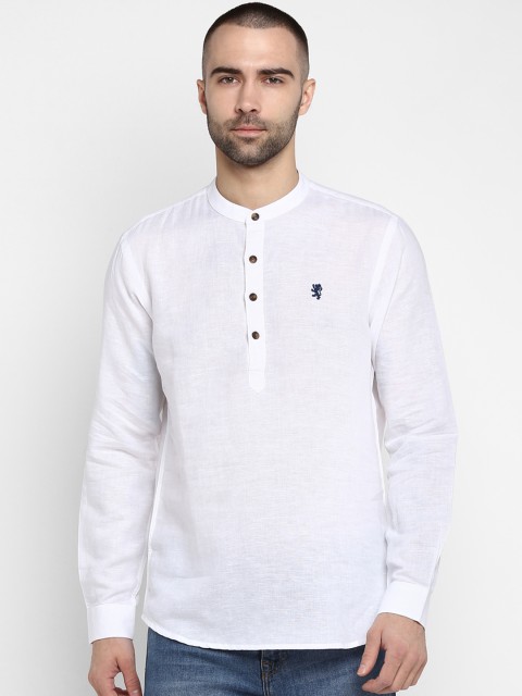 

Red Tape Men White Regular Fit Solid Casual Shirt