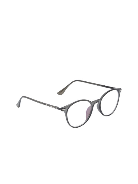 

VAST Unisex Black & Silver-Toned Full Rim Round Frames ANTIGLARE_1203_ROUND_SPRING_BLK_SIL
