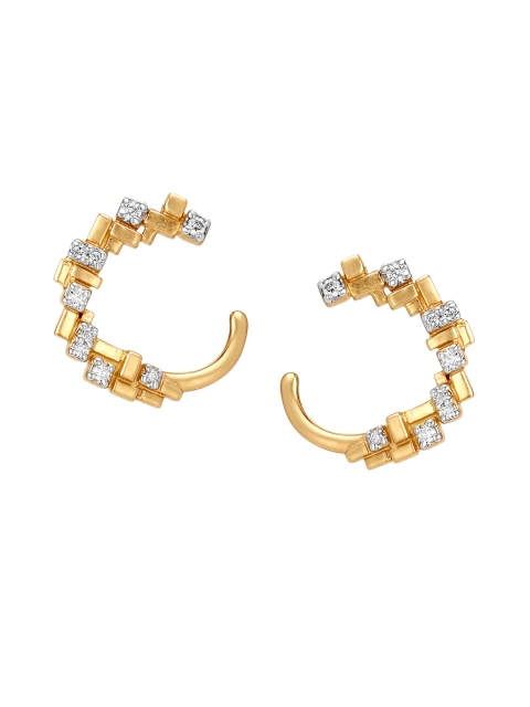 

Mia by Tanishq 14KT Yellow Gold Diamond Stud Earrings
