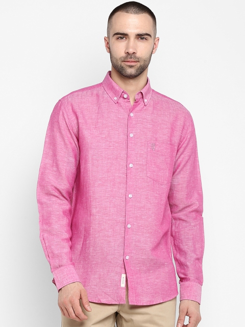 

Red Tape Men Pink Regular Fit Solid Casual Shirt
