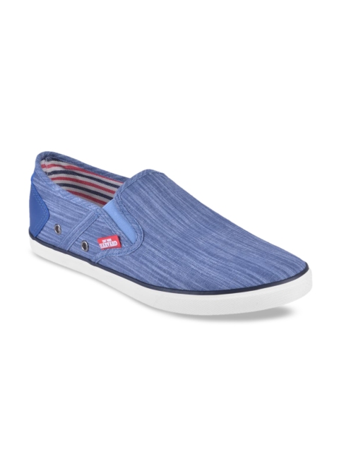 

Harvard Men Navy Blue Slip-On Sneakers