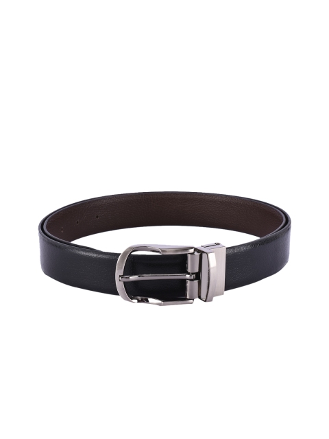 

BuckleUp Men Black & Brown Reversible Leather Belt