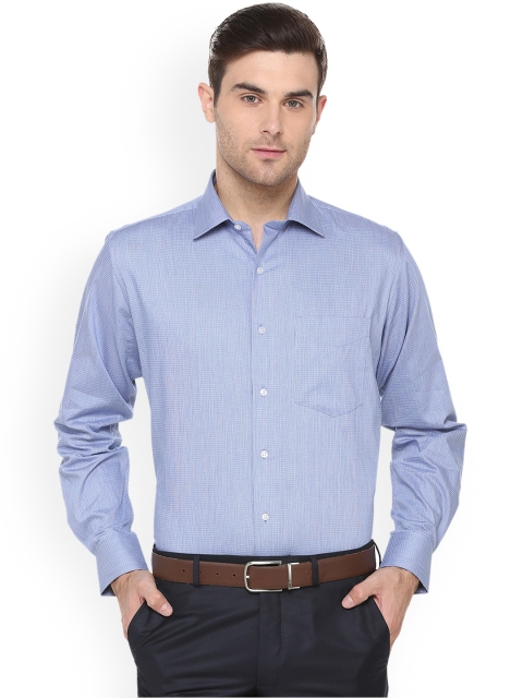 

Van Heusen Men Blue Regular Fit Printed Formal Shirt