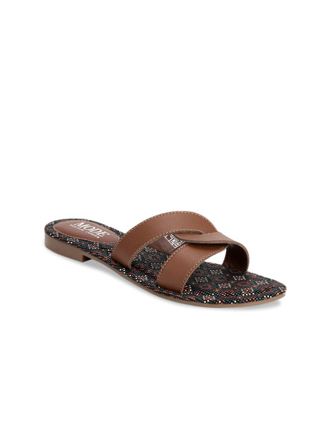 

Mode by Red Tape Women Tan Solid Open Toe Flats