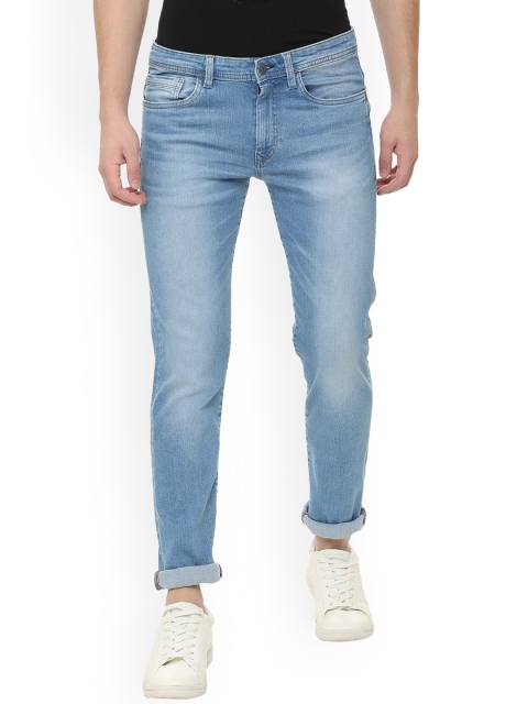 

Solly Jeans Co. Men Blue Skinny Fit Mid-Rise Clean Look Stretchable Jeans