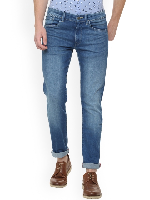 

Solly Jeans Co. Men Blue Skinny Fit Mid-Rise Clean Look Jeans