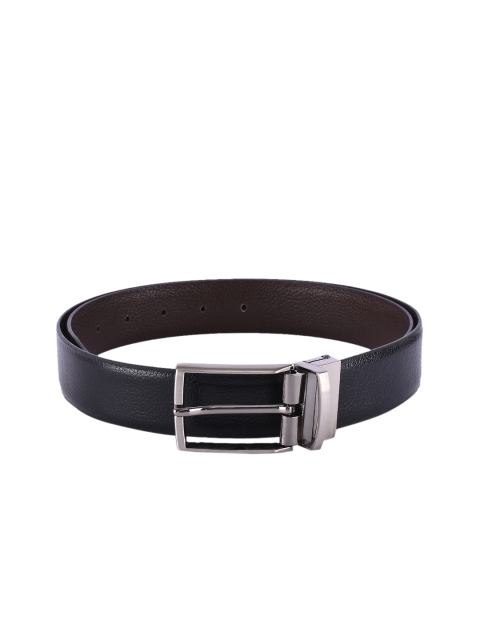 

BuckleUp Men Black & Brown Reversible Leather Belt