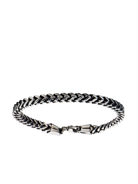 

Inox Jewelry Silver-Toned Stainless Steel Ring Bracelet