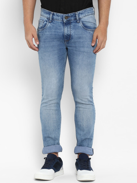 

Parx Men Blue Slim Fit Mid-Rise Clean Look Jeans