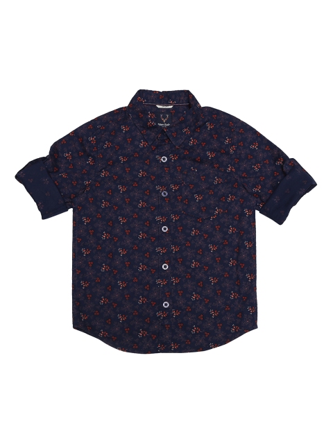 

Allen Solly Junior Boys Black & Red Regular Fit Printed Casual Shirt