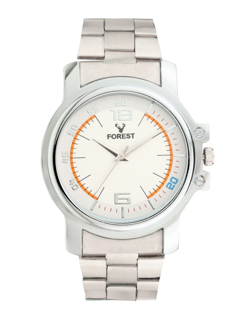 

Hobforestessentials Men White Analogue Watch