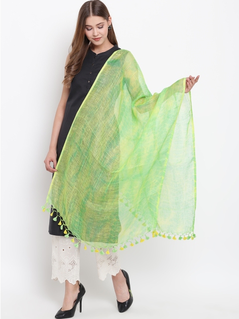 

Shakumbhari Green Printed Dupatta