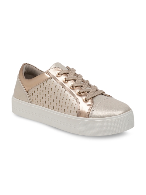 

Call It Spring Women Rose Gold Sneakers