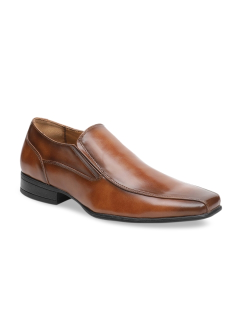 

Call It Spring Men Brown Synthetic Formal Slip-On Shoes