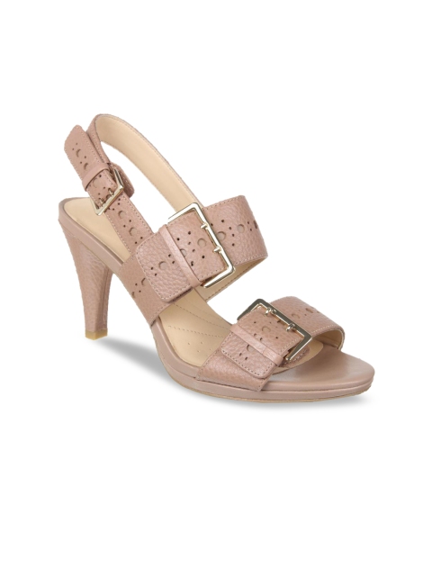 

Clarks Women Cream-Coloured Solid Heels