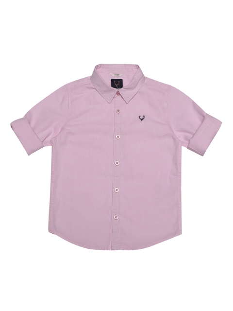 

Allen Solly Junior Boys Purple Regular Fit Self Design Casual Shirt