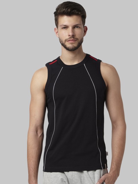 

Park Avenue Men Black Solid Innerwear Vest 8907920081985