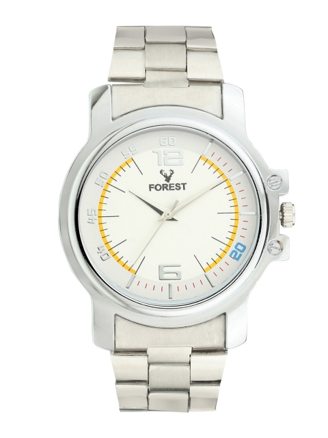 

Hobforestessentials Men White Analogue Watch