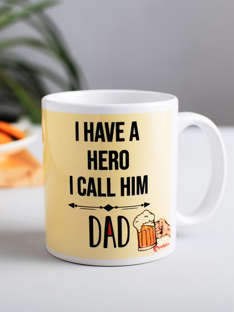 

Archies Cream-Coloured Printed Ceramic Mug