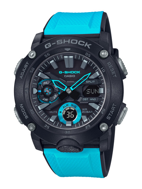 

CASIO G-Shock Men Black Dial Extra Large-Combination Watch GA-2000-1A2DR - G942