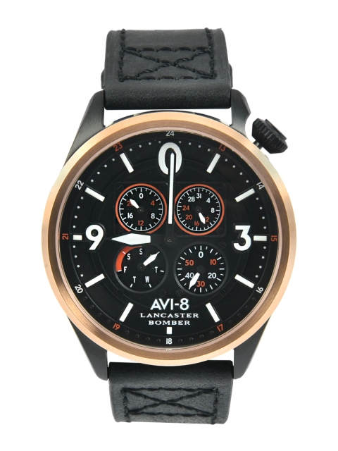 

AVI-8 Men Black Analogue Watch AV-4050-05