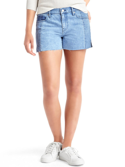 

GAP Women Blue Two Tone Shorts