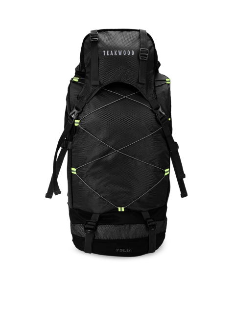 

Teakwood Leathers Unisex Black Rucksack