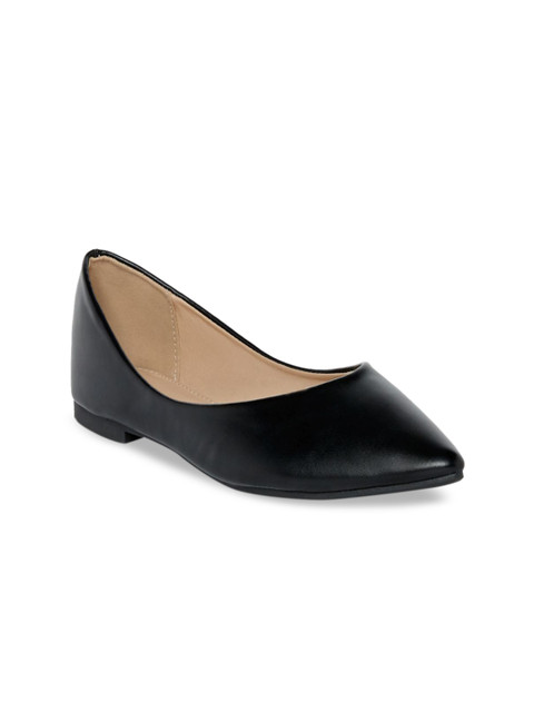 

GIORDANO Women Black Solid Ballerinas