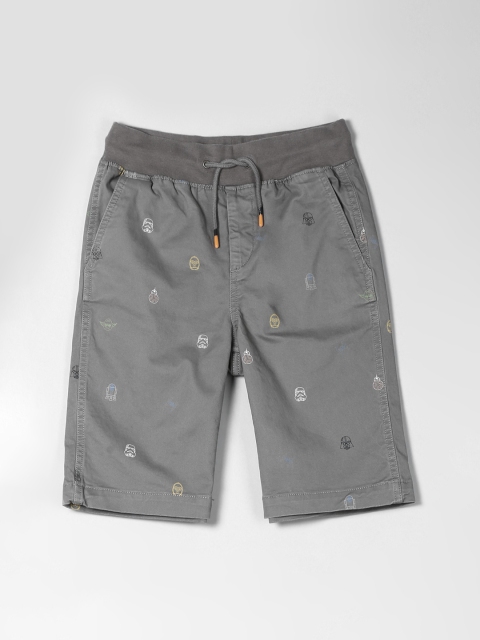 

GAP Boys Grey Star Wars Print Woven Shorts